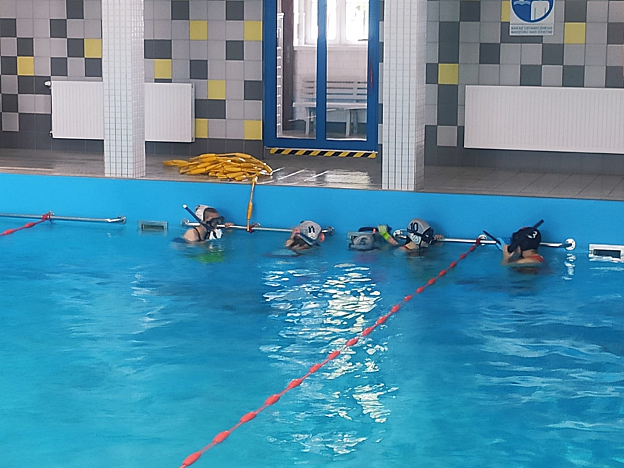 Hokej pod wodą Walenie Siemianowice Śląskie Trening 3 VI 2023